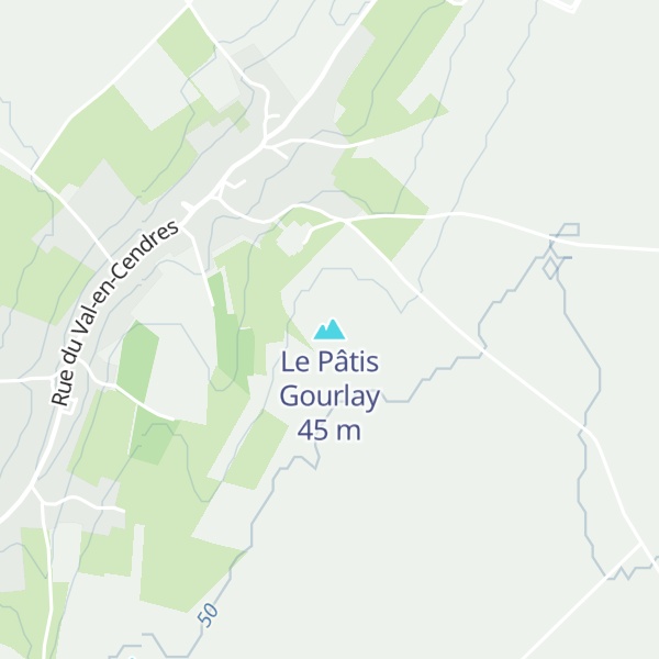 Map of Le Pâtis Gourlay