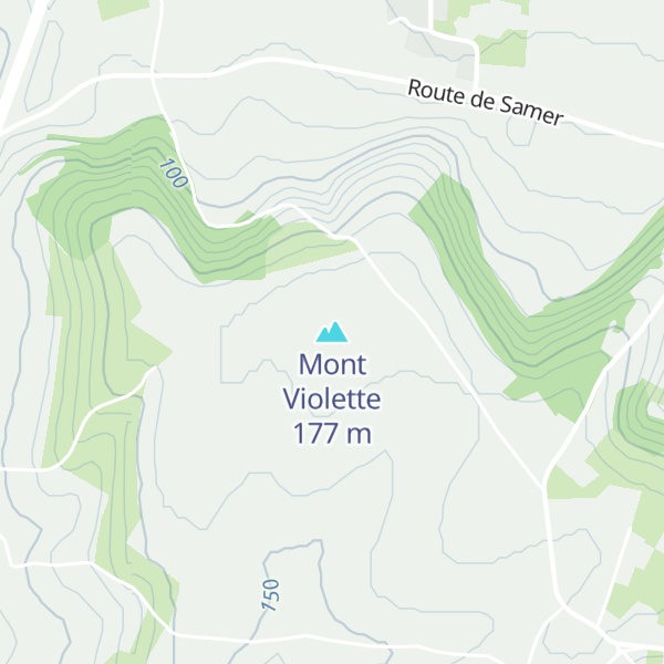 Map of Mont Violette