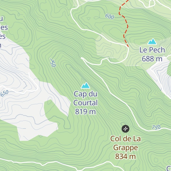 Map of Cap du Courtal