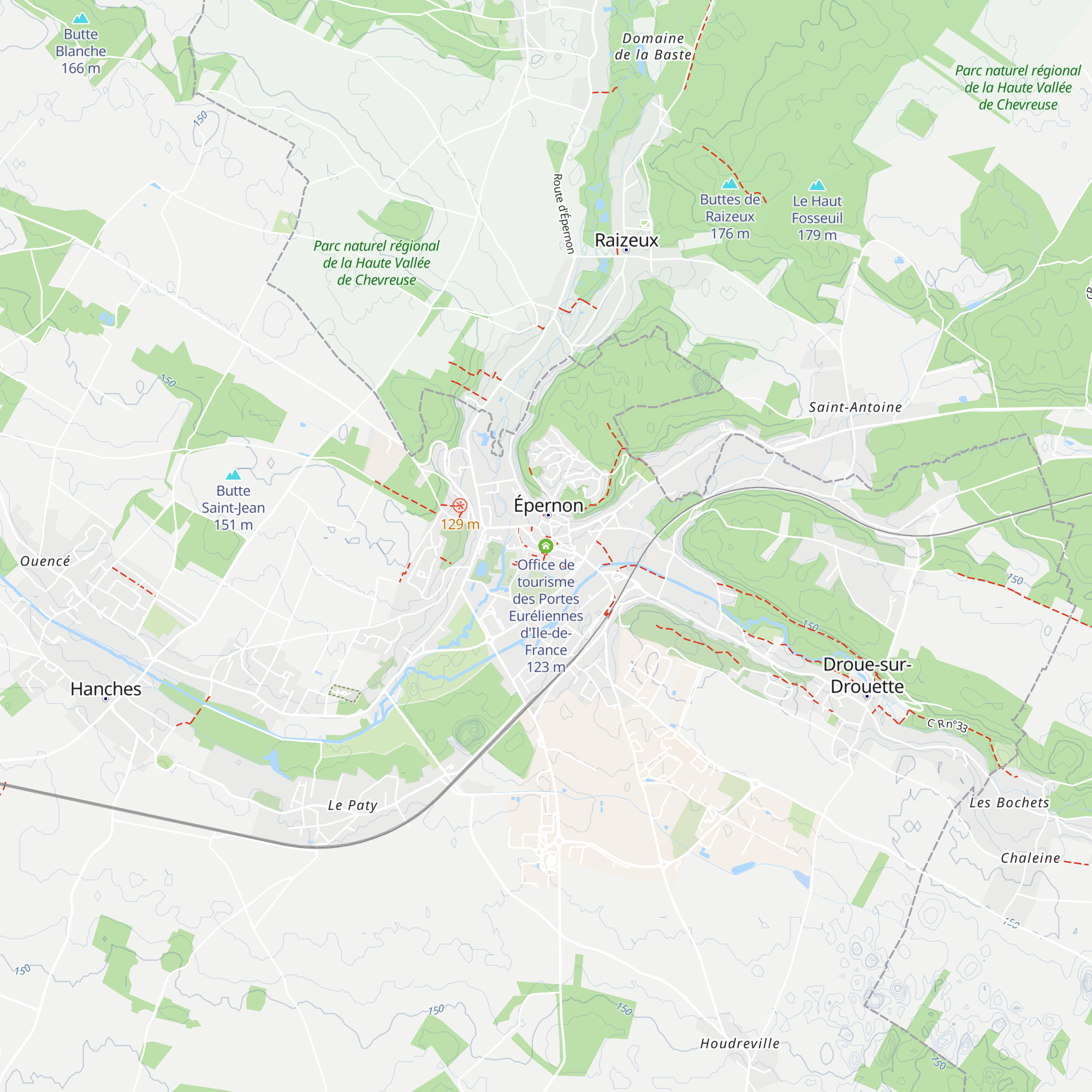 Office de tourisme des Portes Euréliennes d'Ile-de-France map