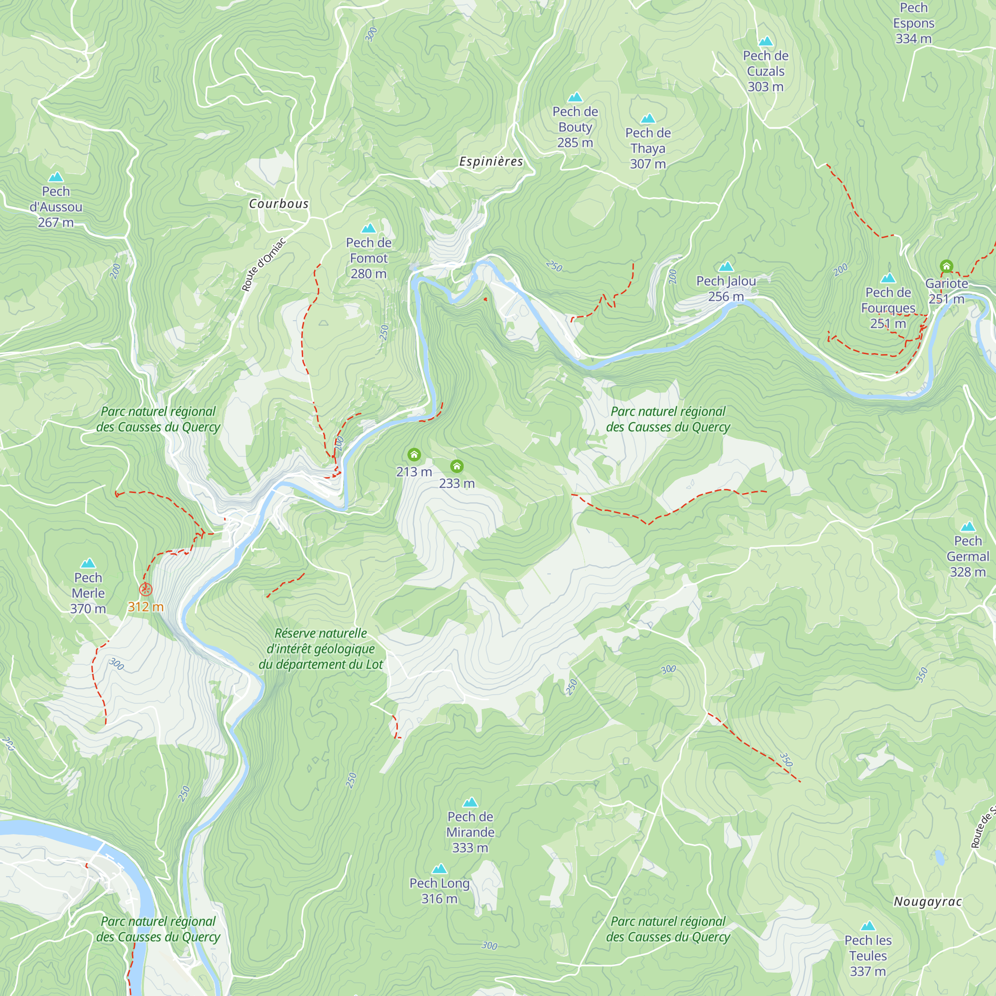 Cazelle map