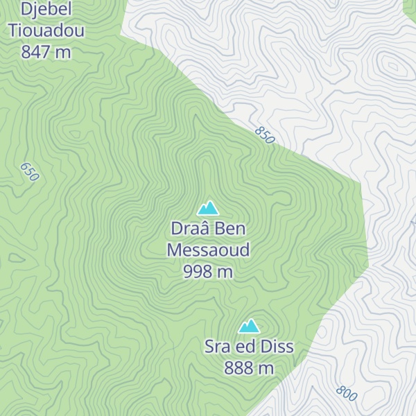 Map of Draâ Ben Messaoud