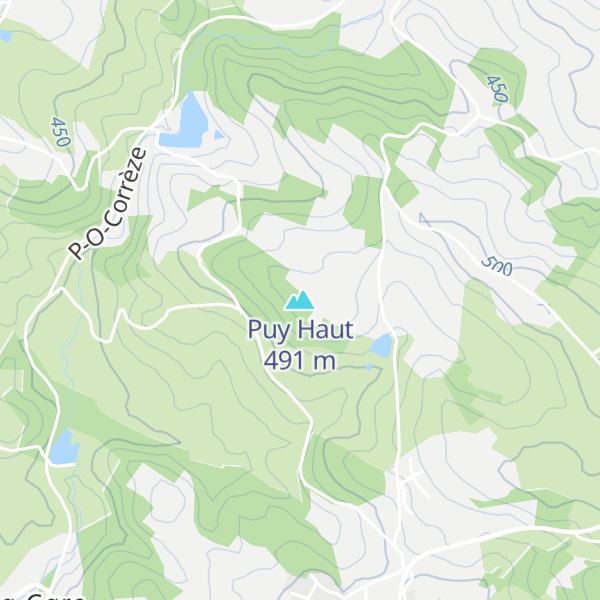 Map of Puy Haut