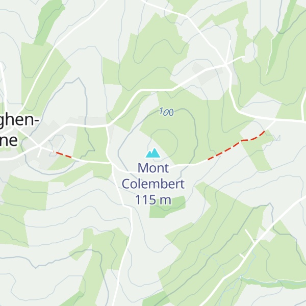 Map of Mont Colembert