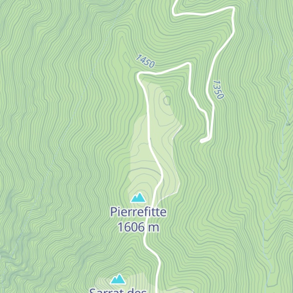 Map of Cabane de Pierrefitte