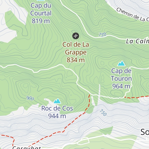 Map of Cabane forestiere du Pech de Foix - Barguillere