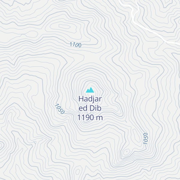 Map of Hadjar ed Dib