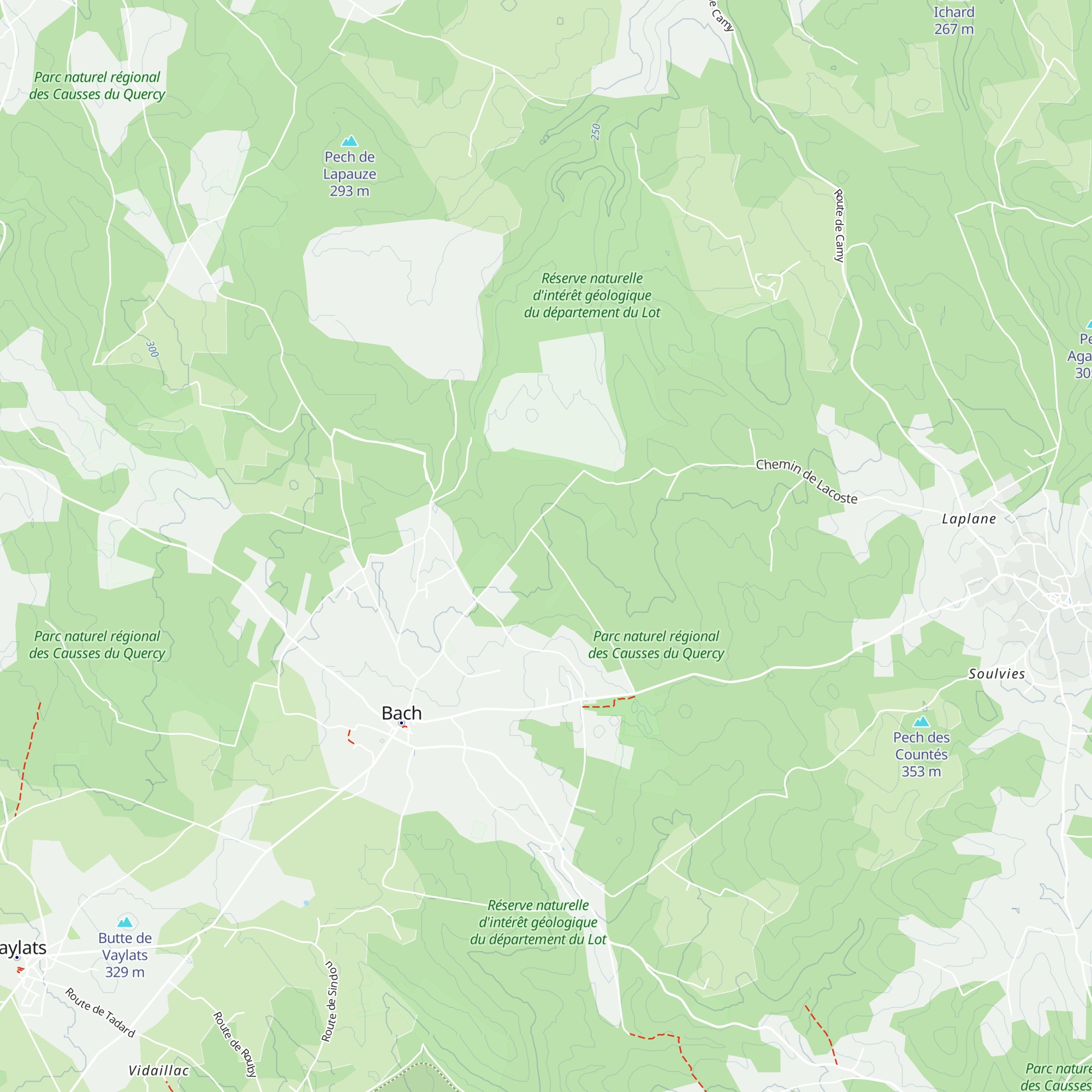 Caselle map