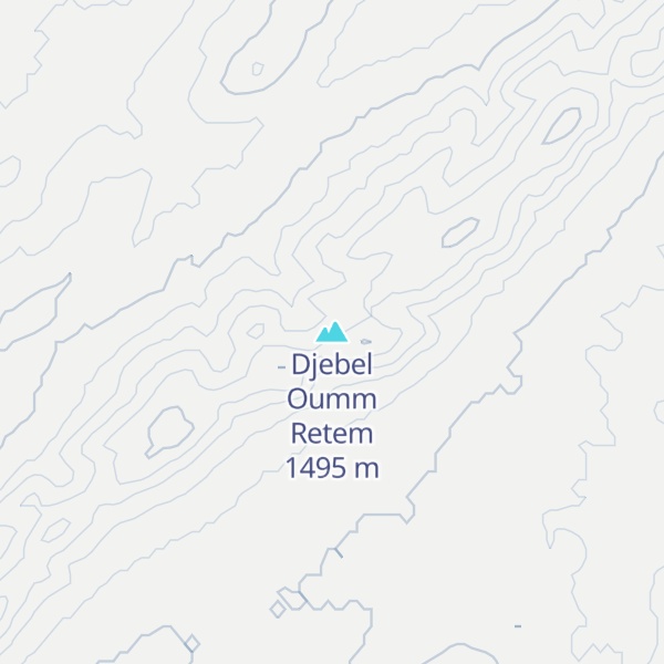 Map of Djebel Oumm Retem