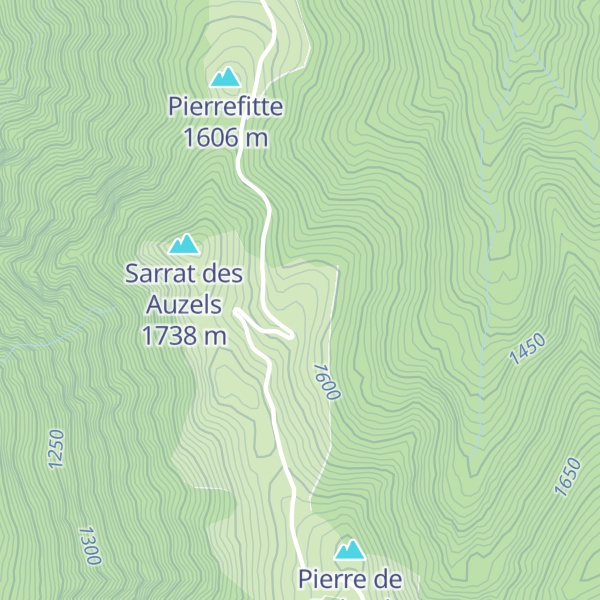 Map of Cabane Mounegou - ax les thermes