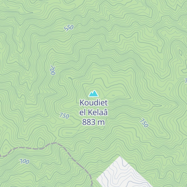 Map of Koudiet el Kelaâ