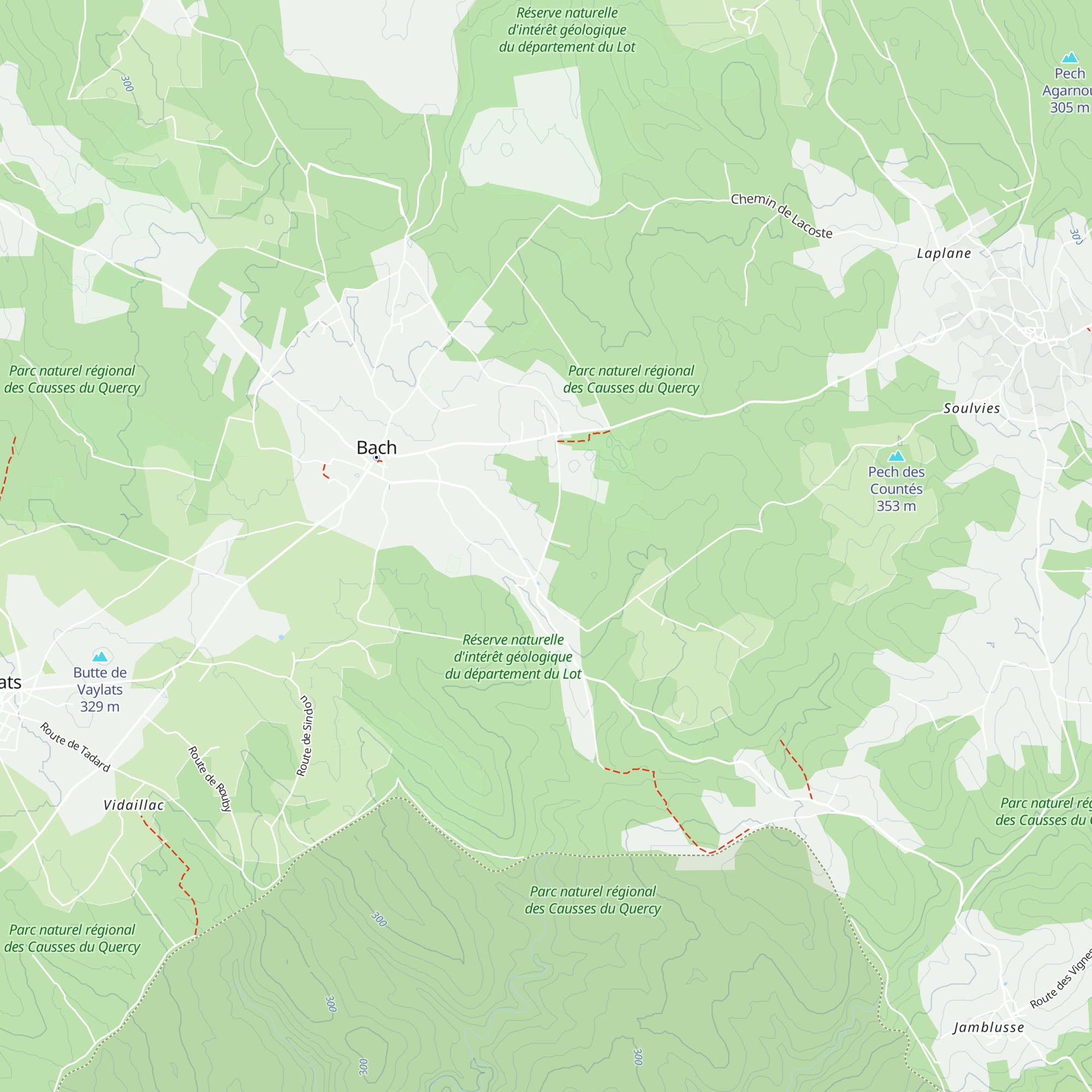 Caselle map