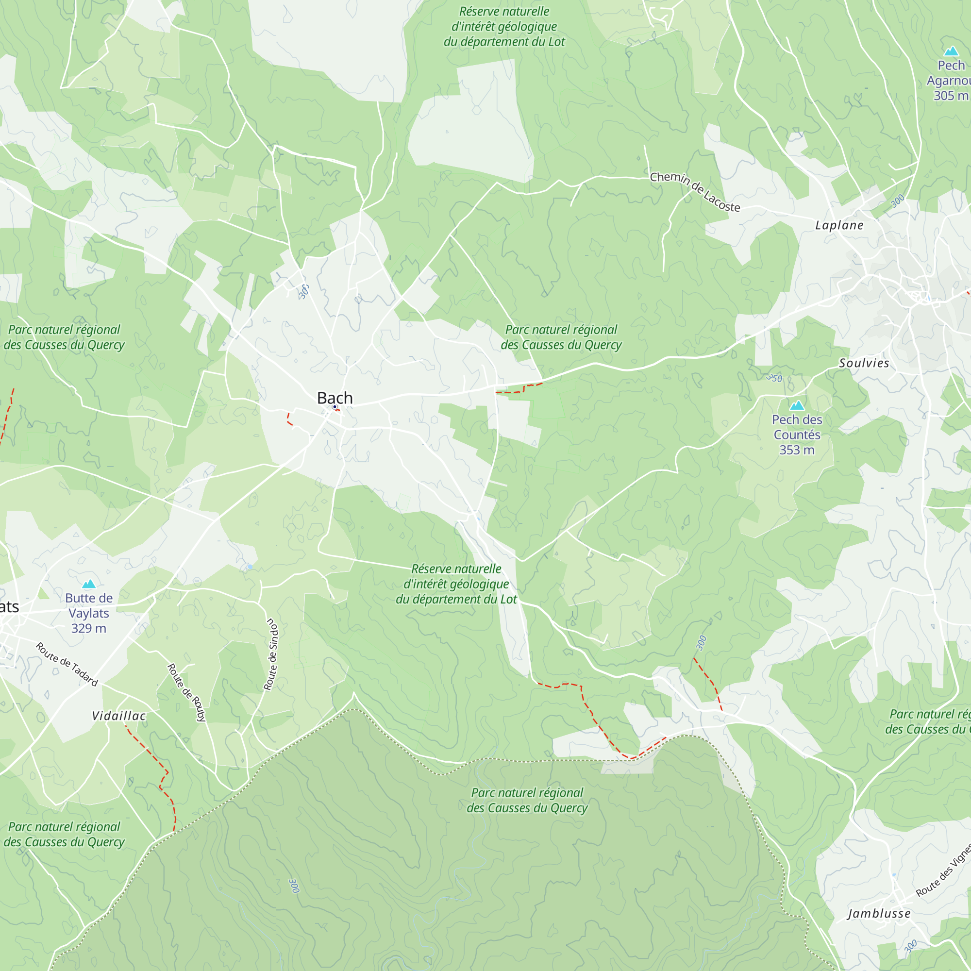 Caselle map