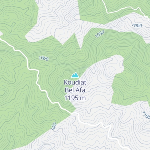 Map of Koudiat Bel Afa