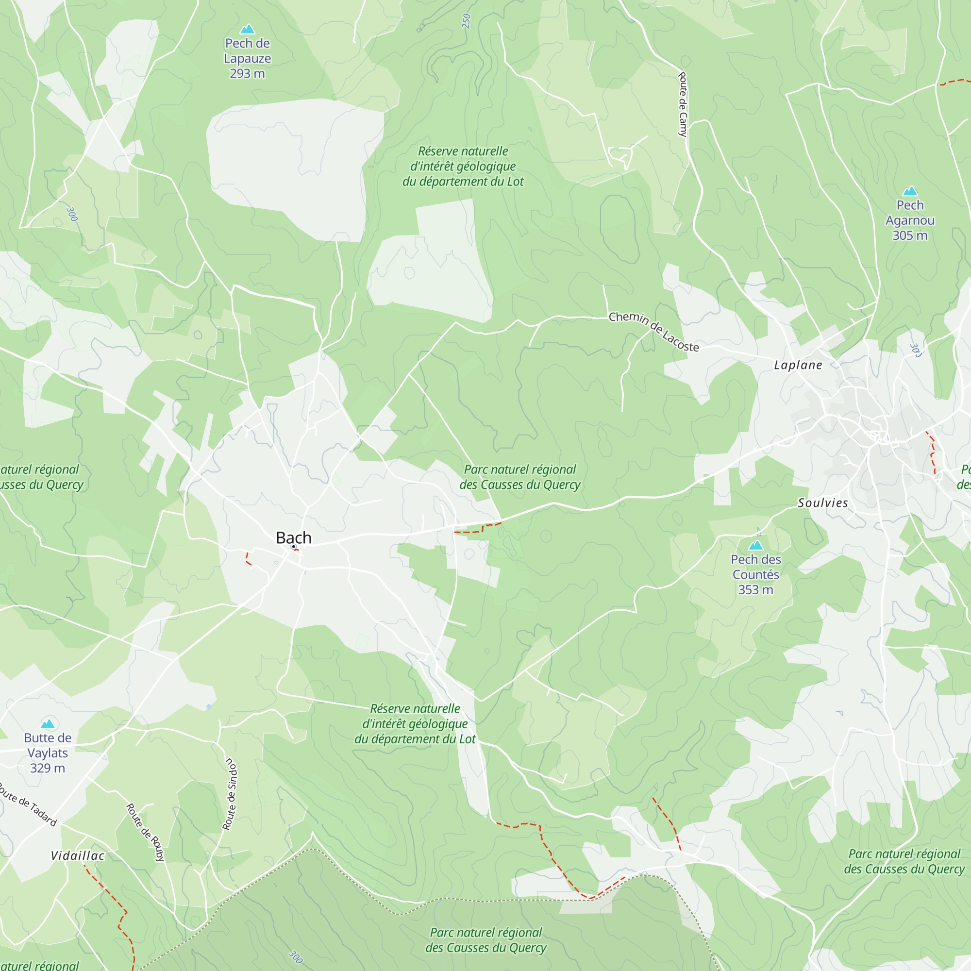 Caselle map