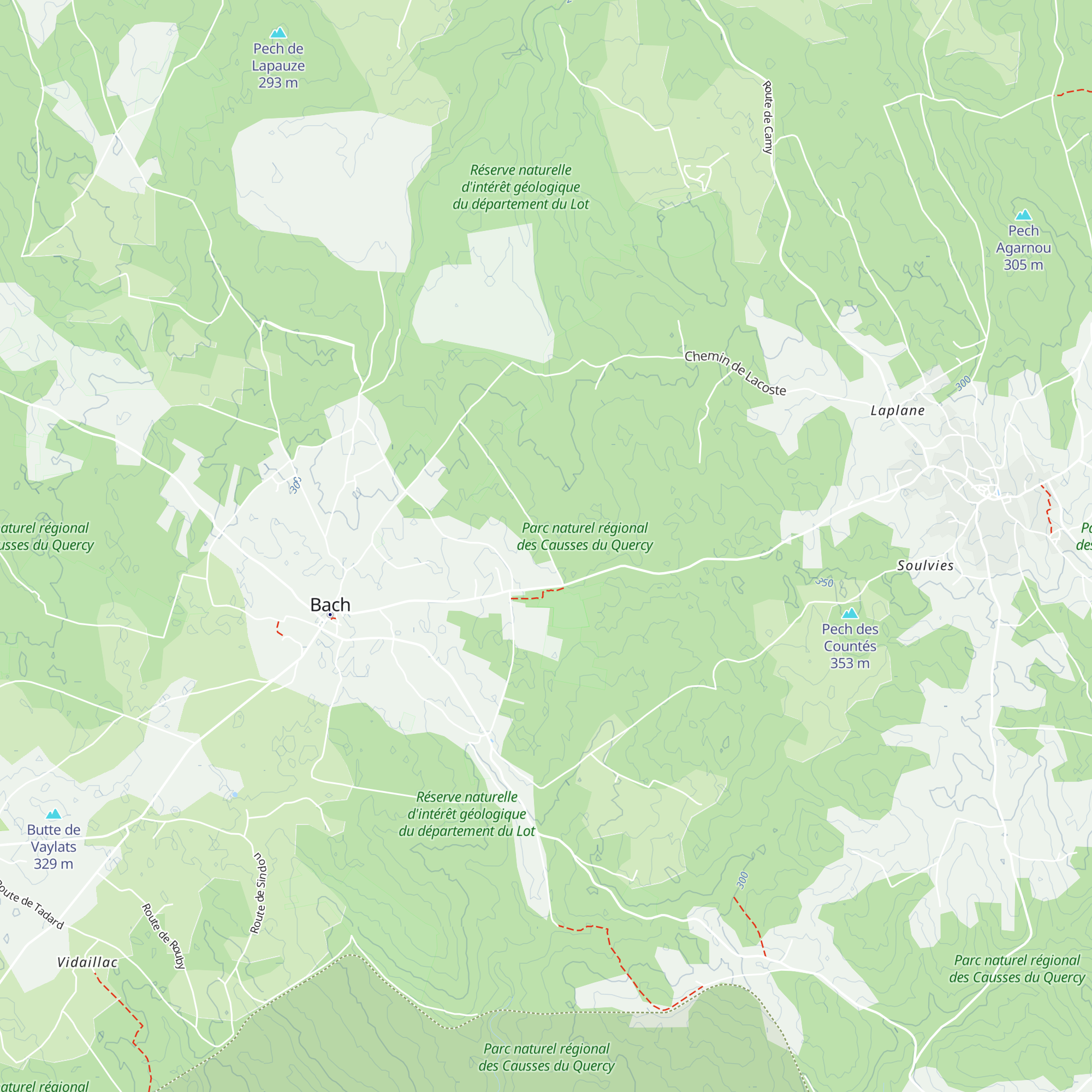 Caselle map