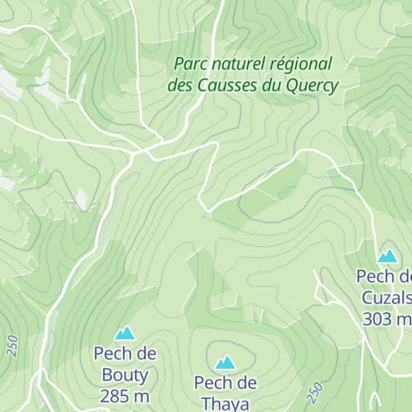 Map of Borie