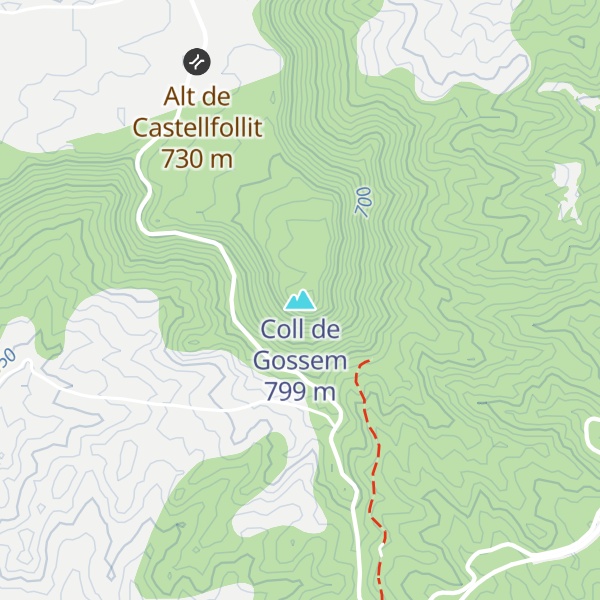 Map of Coll de Gossem
