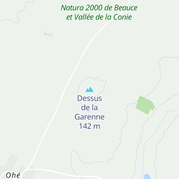 Map of Dessus de la Garenne