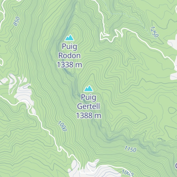 Map of Puig Gertell