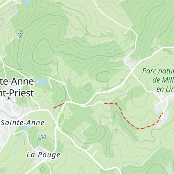 Map of Puy la Grolle