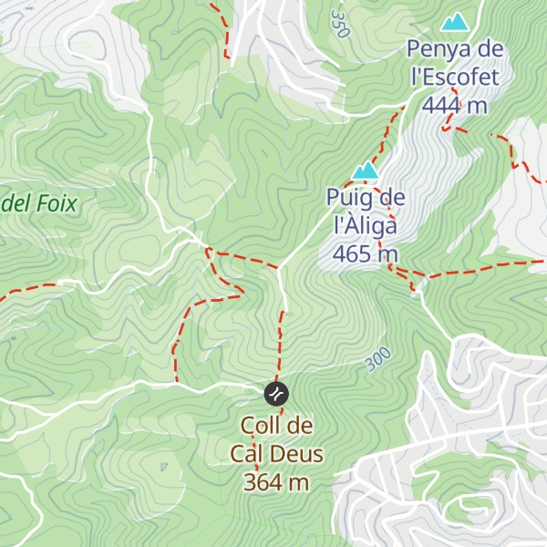 Map of Turó de les Tres Partions
