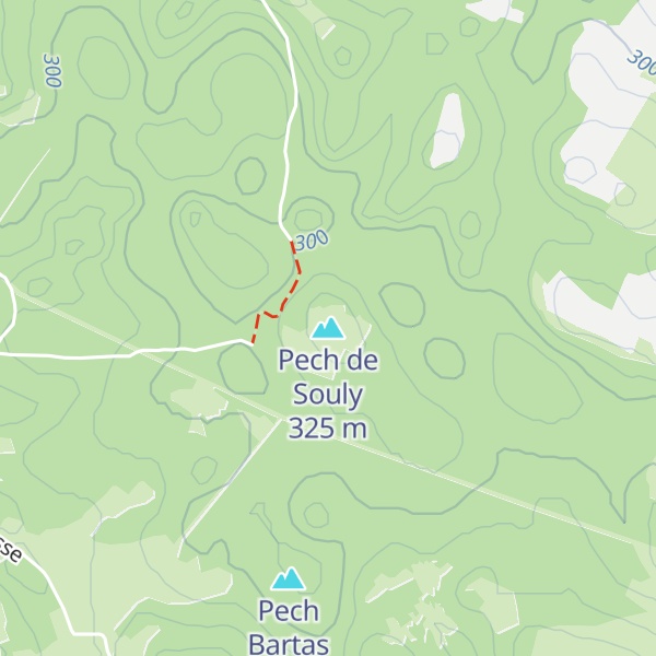 Map of Pech de Souly