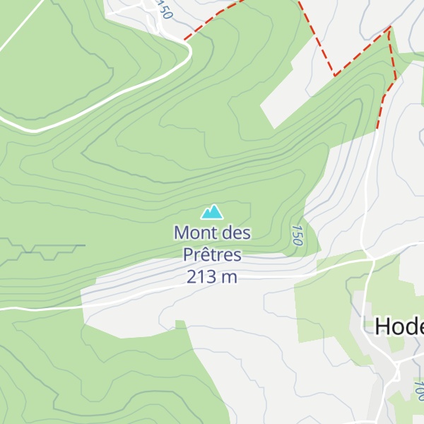 Map of Mont des Prêtres