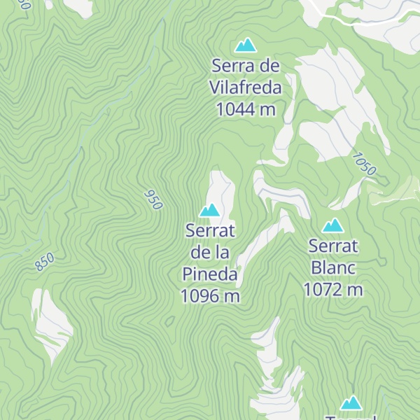 Map of Serrat de la Pineda