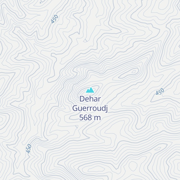 Map of Dehar Guerroudj