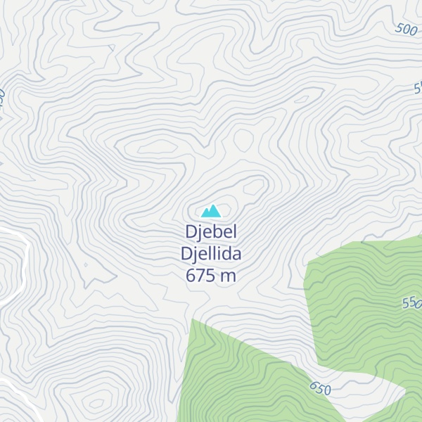 Map of Djebel Djellida