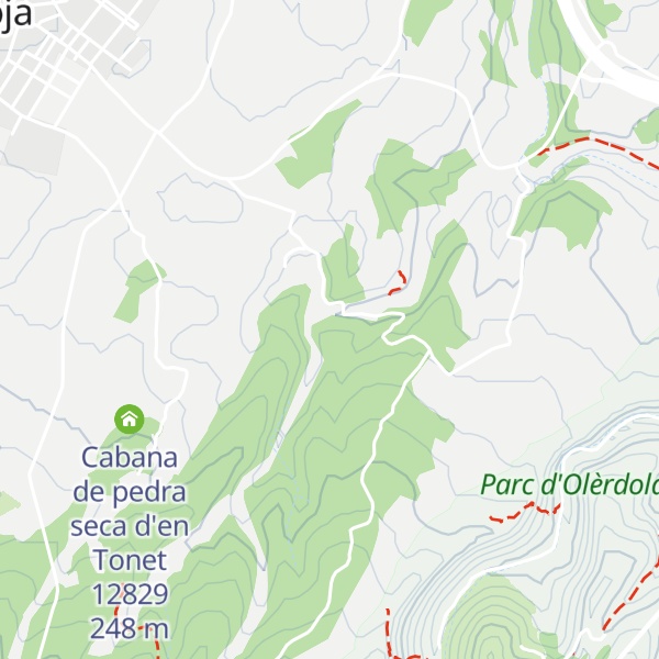 Map of Cabana de pedra seca de la Muntanyeta 12982
