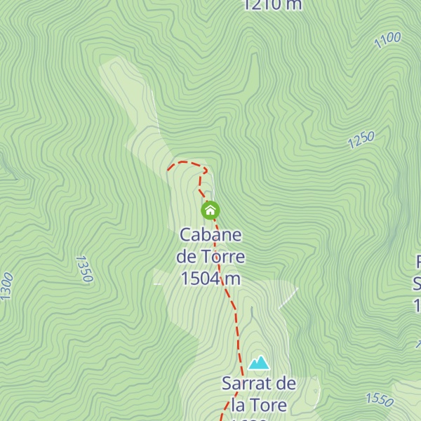 Map of Cabane de Torre