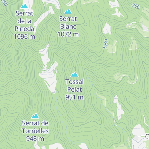 Map of Tossal Pelat