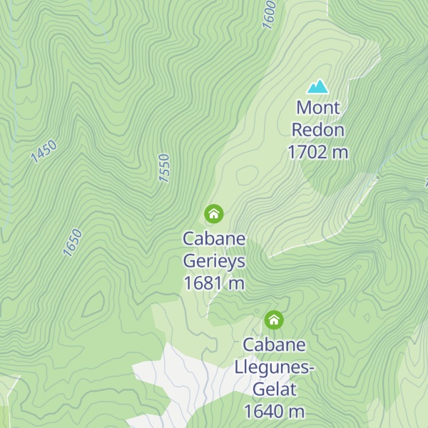 Map of Cabane Gerieys