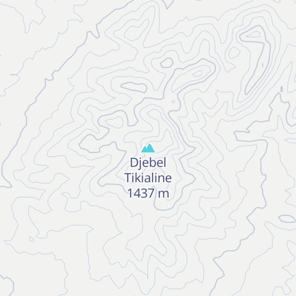 Map of Djebel Tikialine