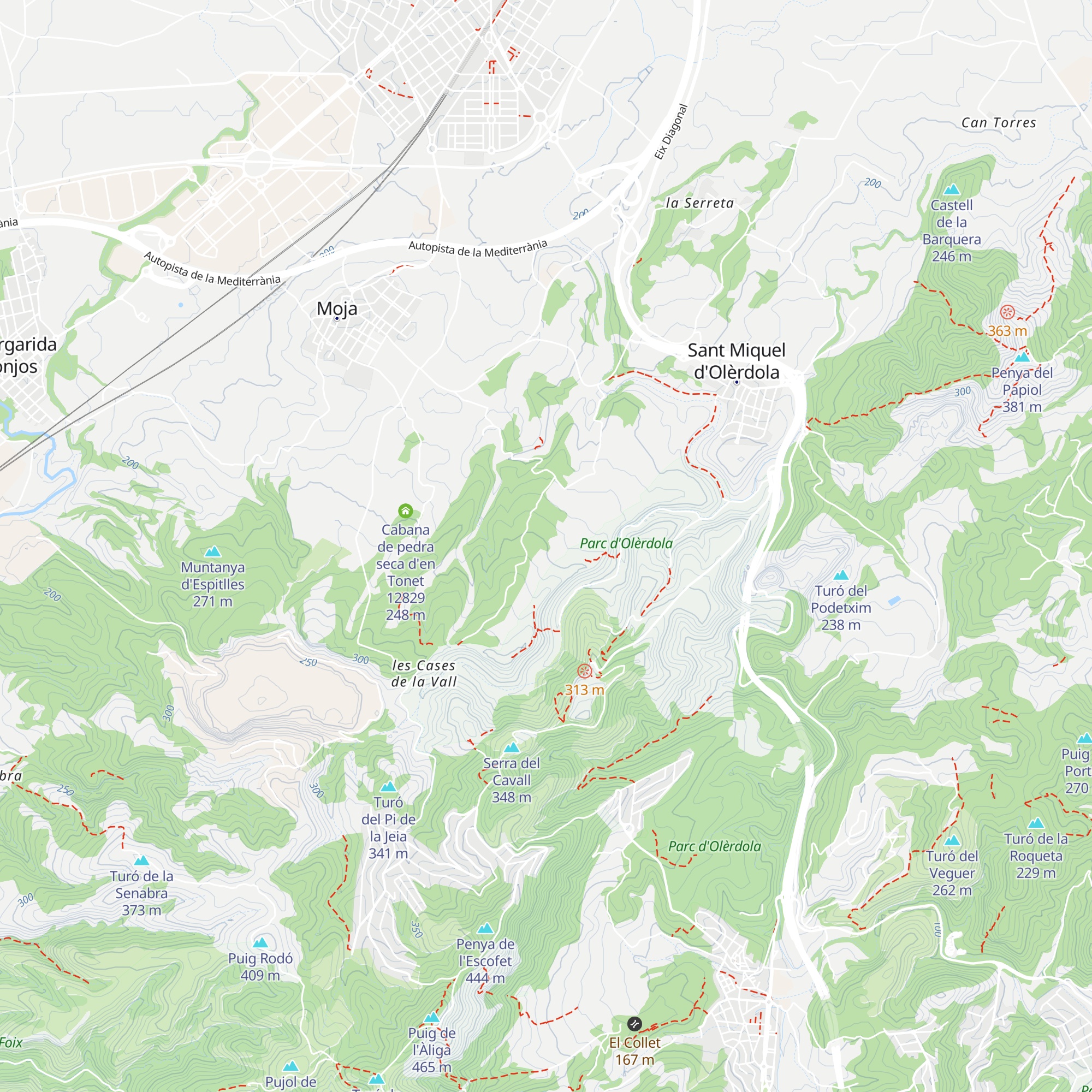 Cabana de pedra seca del bosquet de l'Arnan 13329 map
