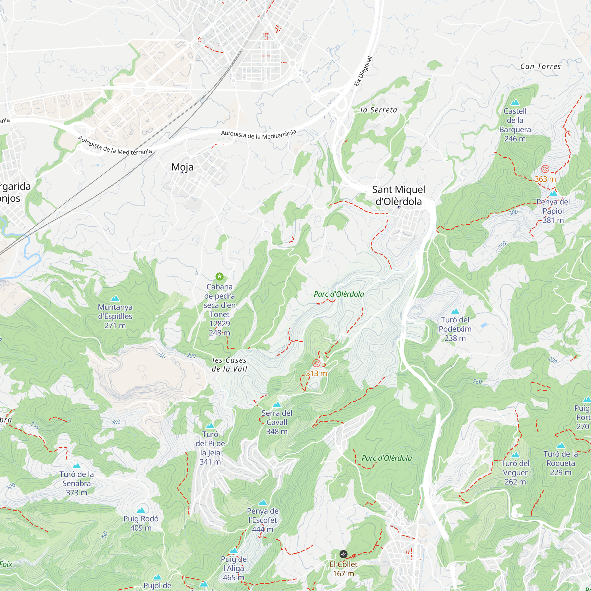 Cabana de pedra seca del bosquet de l'Arnan 13329 map