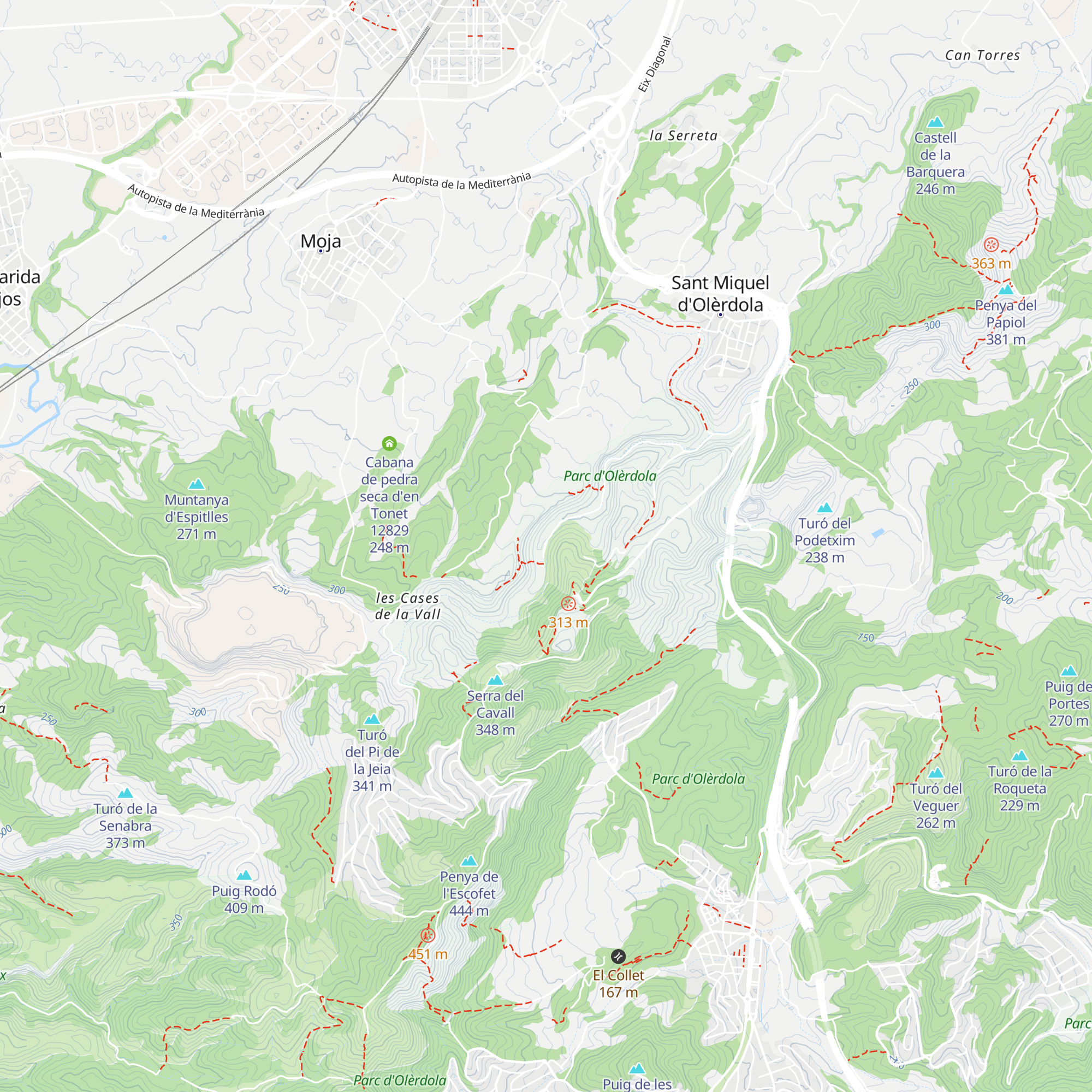 Cabana de pedra seca map