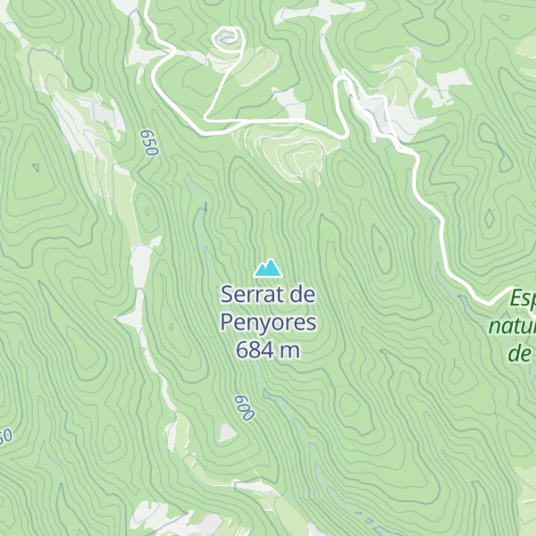 Map of Serrat de Penyores