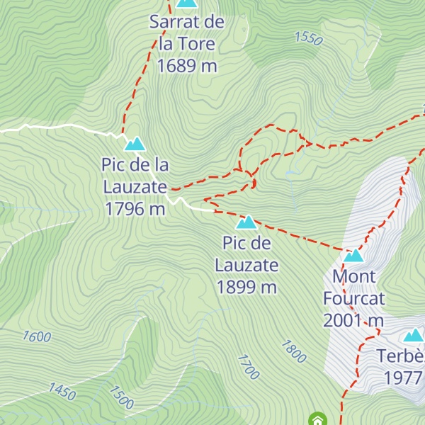 Map of Abri du mont Fourcat
