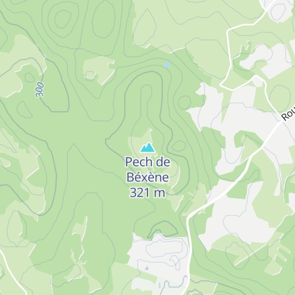Map of Pech de Béxène