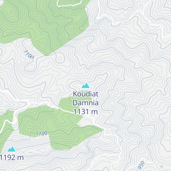 Map of Koudiat Damnia