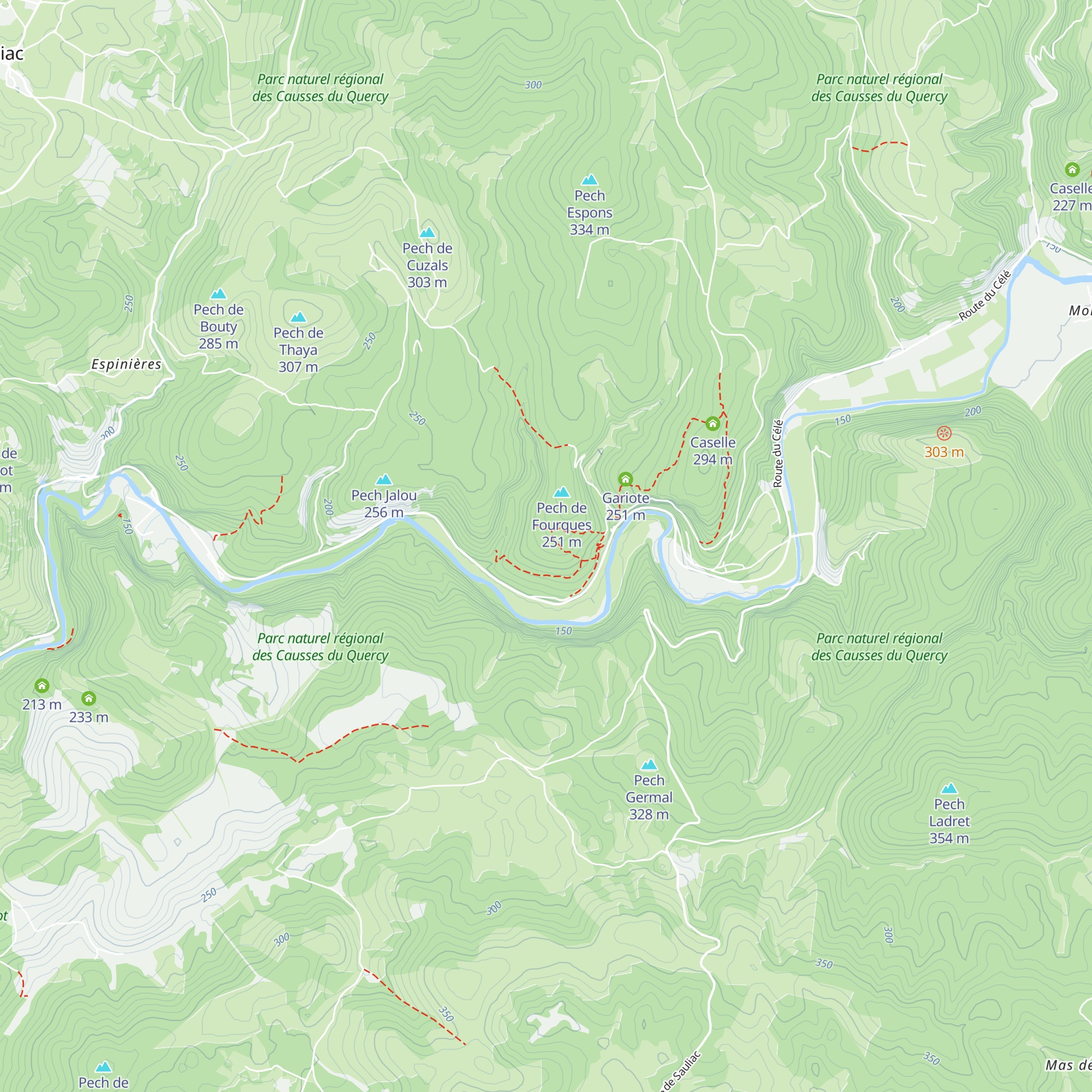 Cazelle map