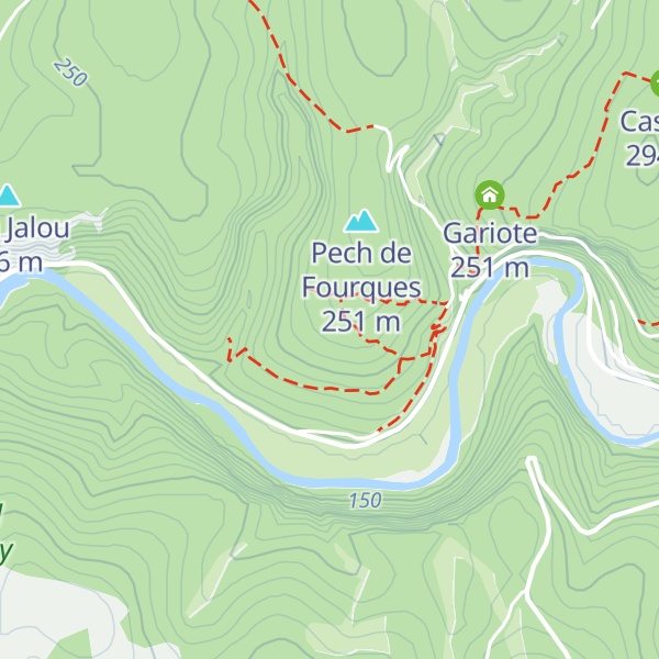 Map of Cazelle