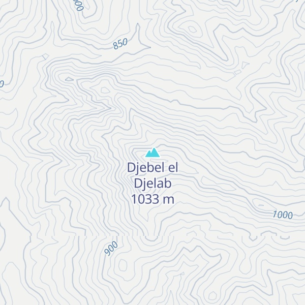 Map of Djebel el Djelab