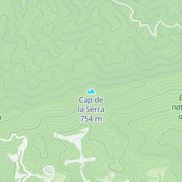 Map of Cap de la Serra