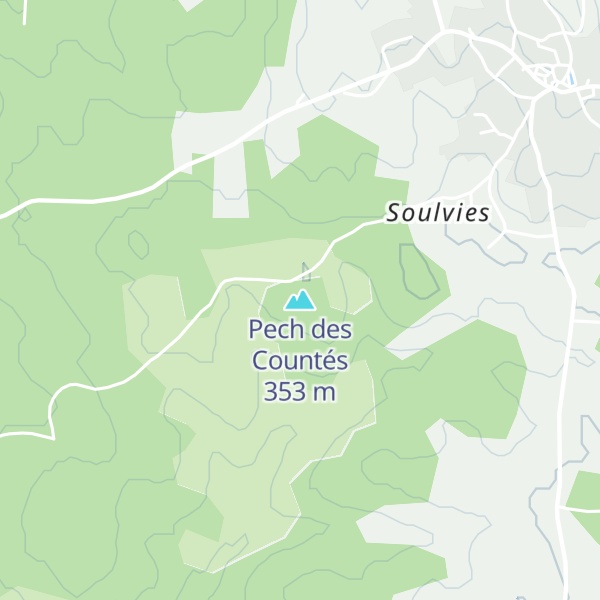 Map of Pech des Countés