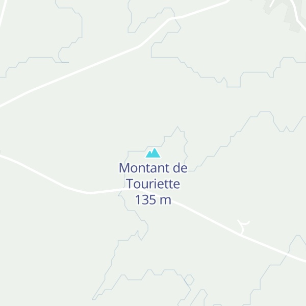 Map of Montant de Touriette