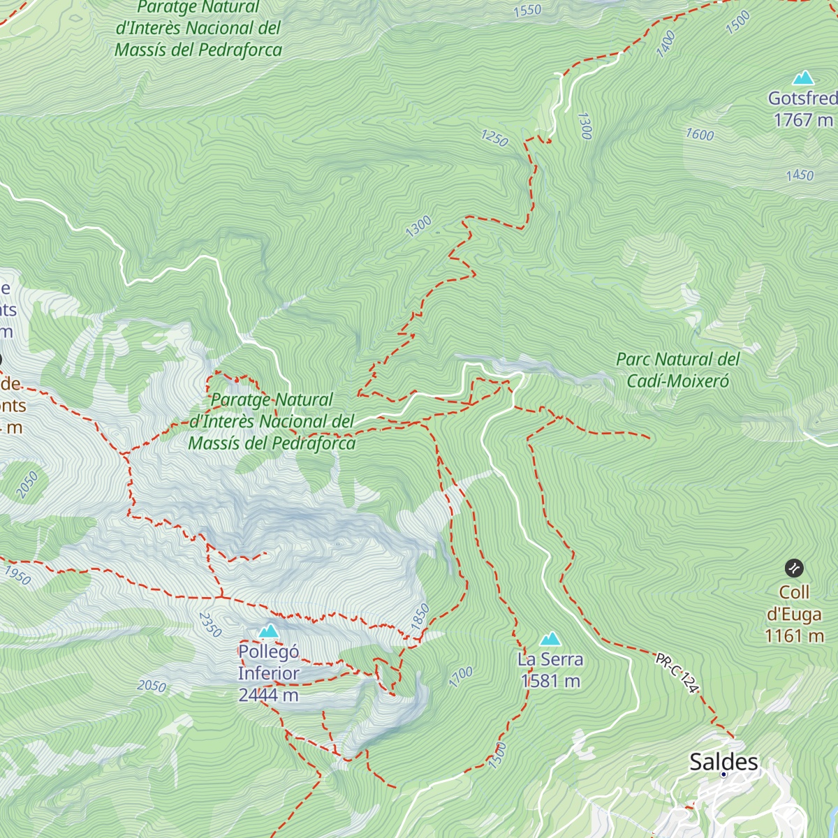 Refugi Lluís Estasen map